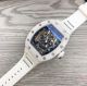 RM Factory Richard Mille RM055 White Ceramic Watch White Rubber Strap (2)_th.jpg